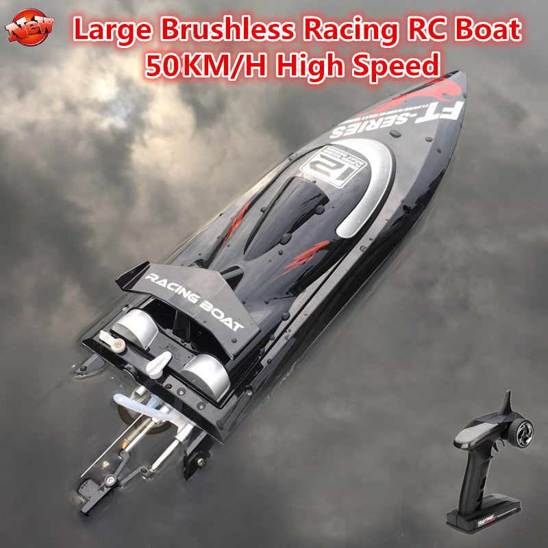 Professional Brushless Racing Electric Wireless Control RC Boat 2.4G 50KM/H 46CM High Speed Water Cooling RC Speedboat Model