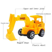 Remote Control Excavator Engineering Vehicle Digger Electric 2 Channel Kids Toy AA Batteries (Not Included)