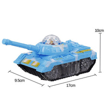 Super Mini Electric Tank Model Tank Electronic Toys Tank with Music and Flash Light for Children Kids Birthday Gifts