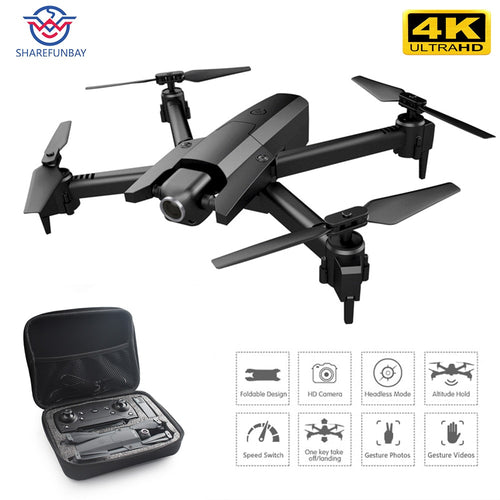 Drone 4k HD 1080p WiFi video real time FPV drone optical flow to maintain height Quadcopter VS E58 E520S GD89 drone camera