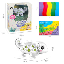 HobbyLane Kids Magic USB Charging Inductive Chameleon Modeling Light Music Toy with Mark Pen