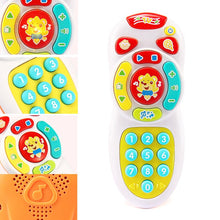 Baby Simulation TV Remote Control Mobile Phone Toy Kids Educational Music Learning Toy FJ88