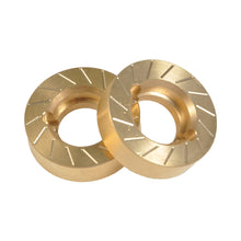 YEAHRUN Heavy Metal Internal Wheel Weights Turning Copper Counterweight For Axial SCX10 II 90046 90047 1/10 RC Car