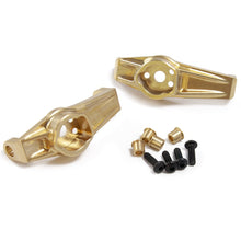 YEAHRUN 1Pair Heavy Duty Brass Front Hub Carrier for Traxxas TRX4 1/10 RC Crawler Counterweights