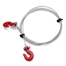 Steel Wire Rope With Hooks For RC 1/10 Trailer Car/Truck 