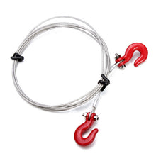 Steel Wire Rope With Hooks For RC 1/10 Trailer Car/Truck 