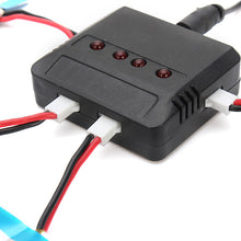 4 x WLtoys V977 V930 3.7V XK K110 520MAH Upgrade Lipo Battery With Charger