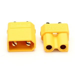 1Pair XT30 2mm Golden Male Female Non-slip Plug Interface Connector 