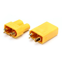 1Pair XT30 2mm Golden Male Female Non-slip Plug Interface Connector 