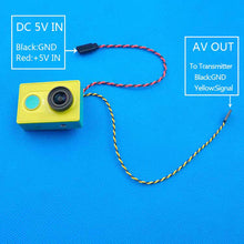 FPV Video Output Transmission Cable Line for XiaoMi Yi Sport Action Camera for RC Drone