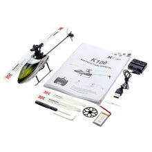 XK K100 Falcom 6CH Flybarless 3D6G System RC Helicopter BNF