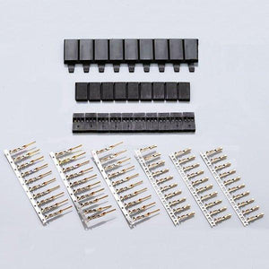 10 Pairs  Futaba Servo Plug Set Gold Plated Male & Female