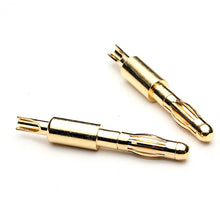 Amass 4mm Banana Bullet Connector Plug With Black Red Rubber sheath