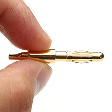 Amass 4mm Banana Bullet Connector Plug With Black Red Rubber sheath