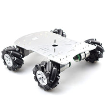Moebius 4WD 80mm Mecanum Wheel Robot Car Chassis Kit with DC 12V Encoder Motor for Arduino Raspberry Pi DIY Project STEM Toy