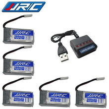 JJRC H8 Mini Original Battery 3.7V 260mAh Lipo Battery and (5in1) Charger for JJRC H8 JJRC H8 RC Quadcopter drone part H8Mini