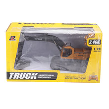 QY2301 2.4G 1/28 8CH RC Excavator Car Vehicle Models With Sound