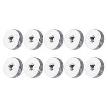 10Pcs M5 Manual Knurled Thumb Aluminum Alloy Screw Nut Spacer Flat Washer