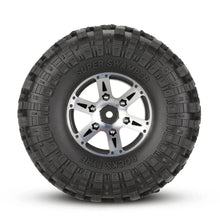 4Pcs AUSTAR AX-4020A 1.9 Inch 110mm 1/10 RC Car Tires with Alloy Hub For D90 SCX10 AXAIL RC4WD TF2 R