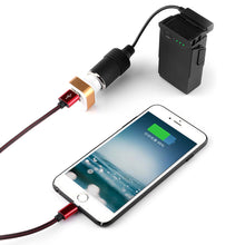 Car Charger Conversion Cable Battery Charging USB Port to Remote Control Phone for DJI Mavic Air