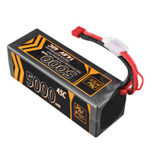 ZOP Power 14.8V 5000mAh 45C 4S Lipo Battery T Plug for RC Car