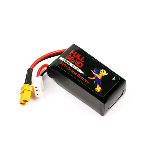 iFlight FullSend 350mAh 7.4V 2S 45C Lipo Battery XT30 Plug for RC FPV Racing Drone