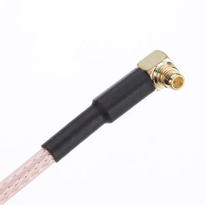  10cm RG316 MMCX-JW to SMA-J RF Right Angle Adapter RF Connector Extension Cable For FPV RC Drone