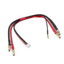 4.0mm Banana Male Plug to 4.0 Male Plug Balance Battery Charger Cable for 2S Lipo Battery