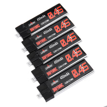 5Pcs URUAV 3.8V 450mAh 50/100C 1S HV 4.35V Lipo Battery PH2.0 for Happymodel Snapper7 Emax Tinyhawk