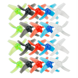 10 Pairs KINGKONG/LDARC 48mm 4-blade 1.5mm Hole Propeller for TINY GT7 GT8 2019 V2 FPV Racing Drone