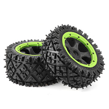 4PCS Rovan 85243 Front Rear Tires & Wheels for 1/5 HPI KM Baja 5B RC Car Parts