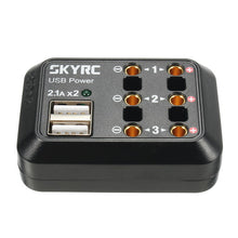 SKYRC 10A DC Power Distributor USB Output 5V with XT60/ Banana Plug
