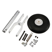 Aluminum Alloy Retractable Landing Gear With Wheels for MTD Talon Flying Wing RC Airplane