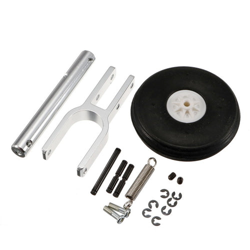 Aluminum Alloy Retractable Landing Gear With Wheels for MTD Talon Flying Wing RC Airplane