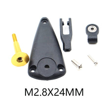 M2.8 24mm/34mm Triangle Base Aluminum Alloy Adjustable Rocker Servo Horn With Bearing For RC Airplane