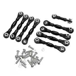 1 Set Black GPM Aluminum Tie Rods Set for TRAXXAS GT4-TEC 2.0 83056-4 RC Car GT160 Parts