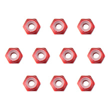 10Pcs M2 Manual Knurled Thumb Aluminum Alloy Screw Nut Spacer Flat Washer