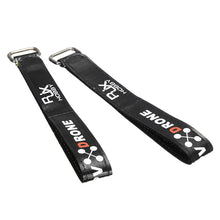 2Pcs RJX Non-Slip Rubberized Alloy Buckle Battery Strap for Batteries and Electronics