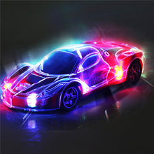 4WD 1/24 RC Remote Control Light Up Racing Car W/ 3D Flashing Lights Drive Toy