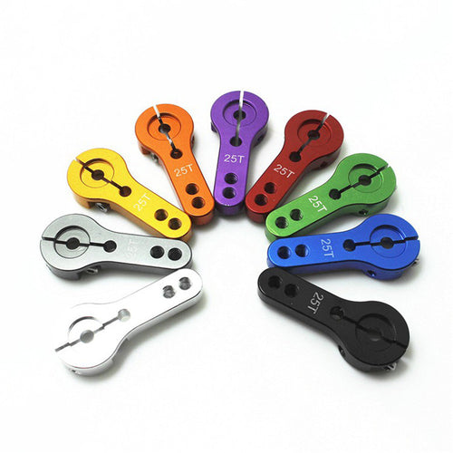 1PC Aluminum Alloy 35mm 25T Metal Servo Arm for Rc Futaba Savox Xcore HL HSP HD powere Go tech 