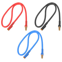 30cm 16AWG 3.5mm Banana Male Female Plug Extension Cable Soft Silicone Wire