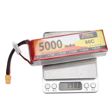 ZOP Power 11.1V 5000mAh 80C 3S Lipo Battery XT60 Plug for RC Racing Drone