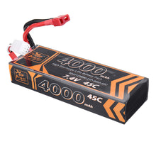 ZOP Power 7.4V 4000mAh 45C 2S Lipo Battery T Plug for RC Car