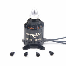 KEYIUAV D2216-1250KV Brushless Motor for RC Airplane Aircraft Fixed Wing CCW-Black/CW-Silver