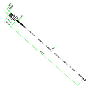HGLRC IPEX to SMA/RP-SMA Female Adapter Extend Cable Connector 8cm