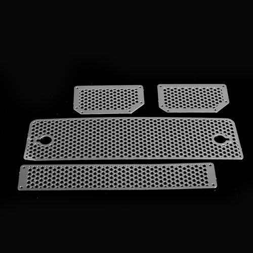 RBR/C 1/10 TRX4 Stainless Front Grille Decoration RC Car Parts