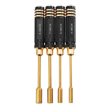 YZ-028 4pcs 4.0/5.5/7.0/8.0mm Hexagonal Titanium Screwdriver Tool Set For RC Model