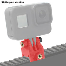 For GOPRO/EKEN Action Camera Mount Guide Lead Rail Adapter Slide Way Clamp Holder Cold Shoe Base 3D Printed for FPV Drone Gimbal 