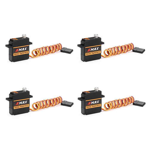 4PCS EMAX ES3352 12.4g Mini Metal Gear Digital Servo for RC Airplane