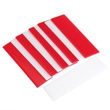 10X3X0.2cm DIY Universal Thermoplastic Card Quick Reusable Strong Fixes Card White Red Color